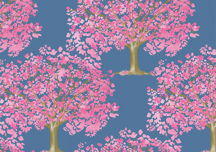 Classic Woodland, Ocean - Motorised Roman Blind - Image 7
